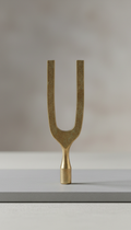 Antique Gold Tuning Fork for Alignment