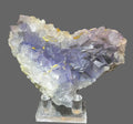 Purple Cubic Fluorite - Weishan Mine - Yunnan Province, China