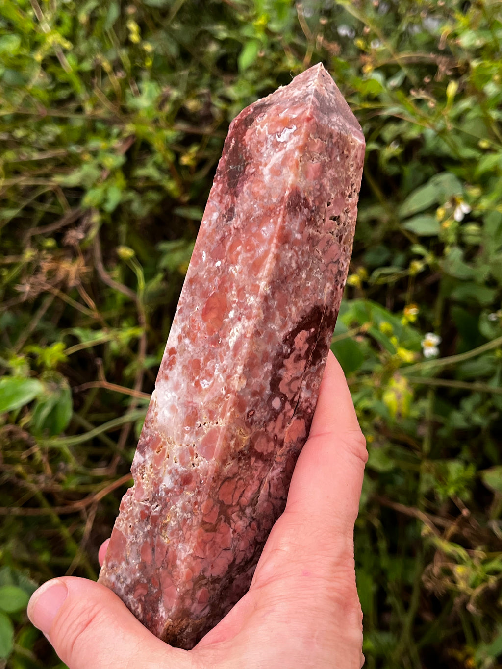 1lb Pink Amethyst Tower