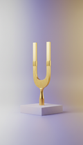 Gold-Accented Tuning Fork 528 Hz