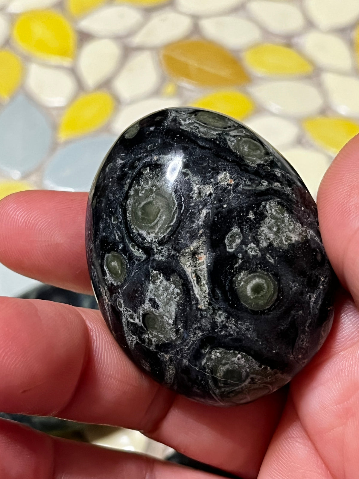 Kombaba Jasper Palm Stone