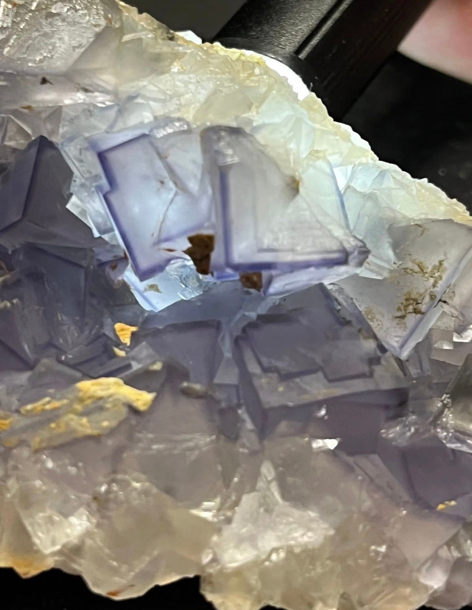 Purple Cubic Fluorite - Weishan Mine - Yunnan Province, China